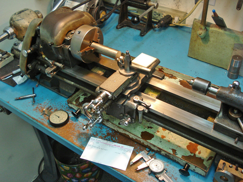 Milling the inside of the ring