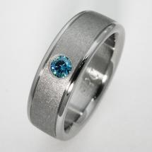 Ring shown is 6mm wide, size 5.75. Titanium Wedding Ring by Exotica Jewelry