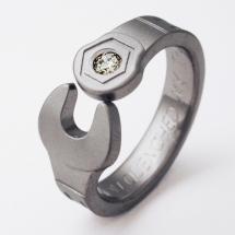 Titanium Wedding Ring by Exotica Jewelry