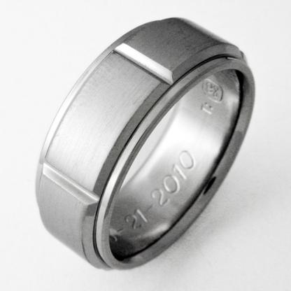 Titanium Wedding Ring by Exotica Jewelry