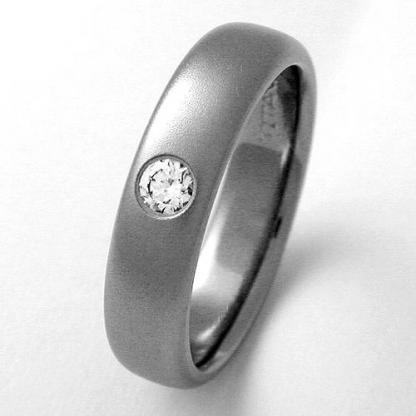 Titanium Wedding Ring by Exotica Jewelry