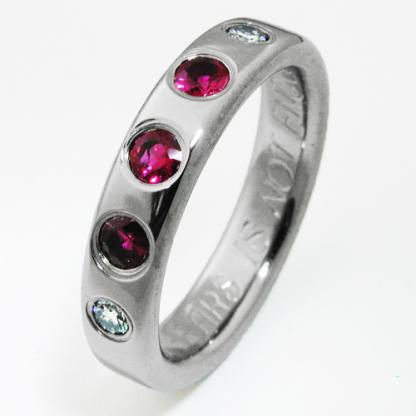 Titanium Wedding Ring by Exotica Jewelry