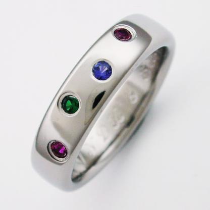 Titanium Wedding Ring by Exotica Jewelry