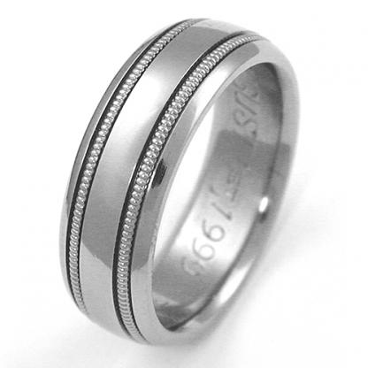 Titanium Wedding Ring by Exotica Jewelry