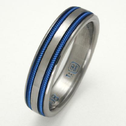 Titanium Wedding Ring by Exotica Jewelry