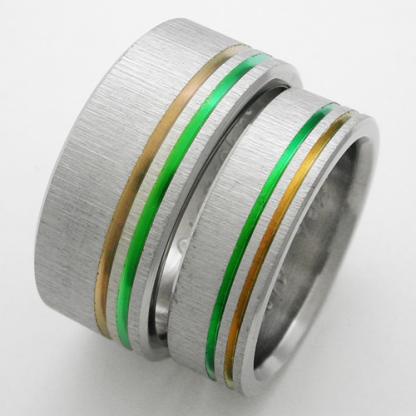 Titanium Wedding Ring by Exotica Jewelry