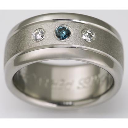 Titanium Wedding Ring by Exotica Jewelry