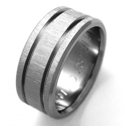 Titanium Wedding Ring by Exotica Jewelry