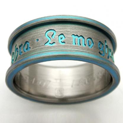 Titanium Wedding Ring by Exotica Jewelry