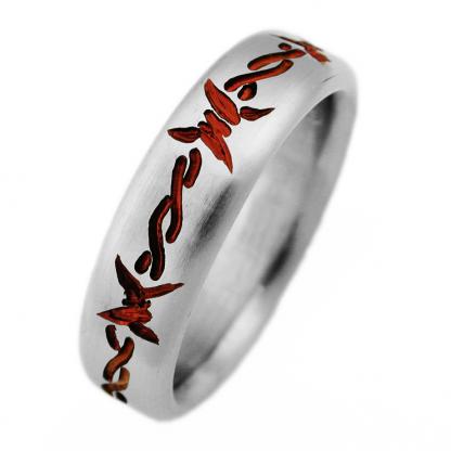 Titanium Wedding Ring by Exotica Jewelry