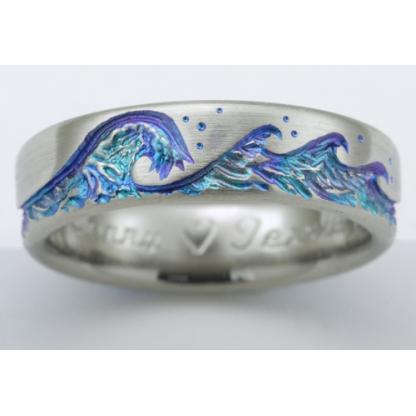 Titanium Wedding Ring by Exotica Jewelry