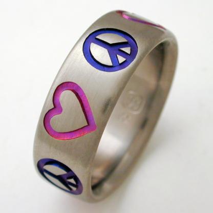 Titanium Wedding Ring by Exotica Jewelry