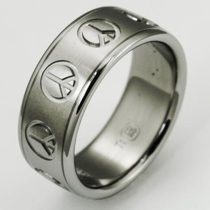 Titanium Wedding Ring by Exotica Jewelry