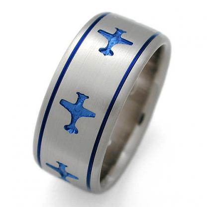 Titanium Wedding Ring by Exotica Jewelry