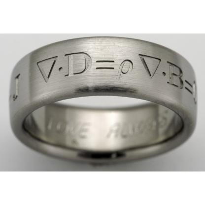 Titanium Wedding Ring by Exotica Jewelry