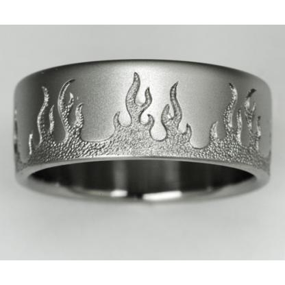 Titanium Wedding Ring by Exotica Jewelry