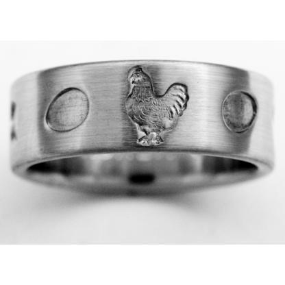 Titanium Wedding Ring by Exotica Jewelry