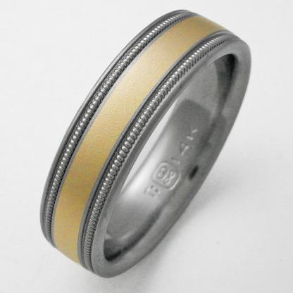 Titanium Wedding Ring by Exotica Jewelry