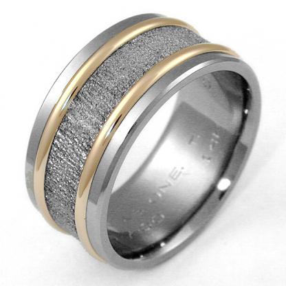 Titanium Wedding Ring by Exotica Jewelry