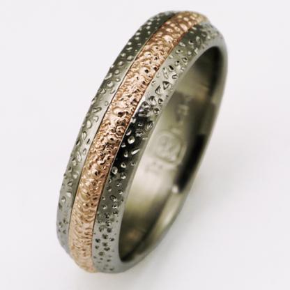 Titanium Wedding Ring by Exotica Jewelry