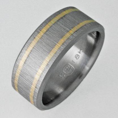 Titanium Wedding Ring by Exotica Jewelry