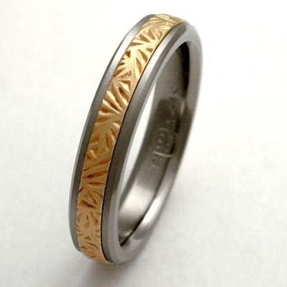 Titanium Wedding Ring by Exotica Jewelry