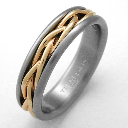 Titanium Wedding Ring by Exotica Jewelry