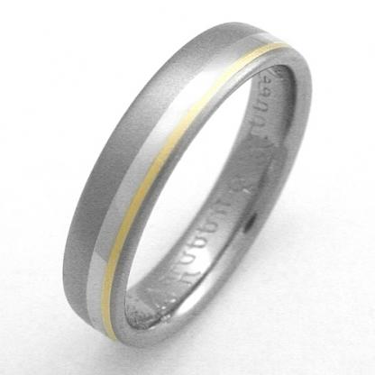 Titanium Wedding Ring by Exotica Jewelry