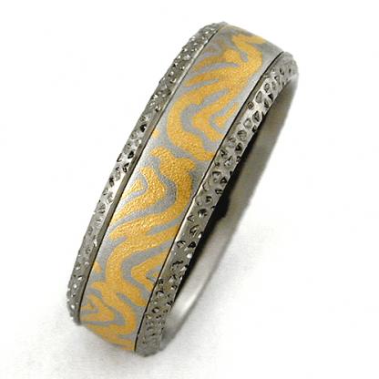 Titanium Wedding Ring by Exotica Jewelry