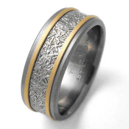 Titanium Wedding Ring by Exotica Jewelry