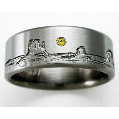 Titanium Wedding Ring by Exotica Jewelry