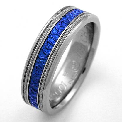 Titanium Wedding Ring by Exotica Jewelry