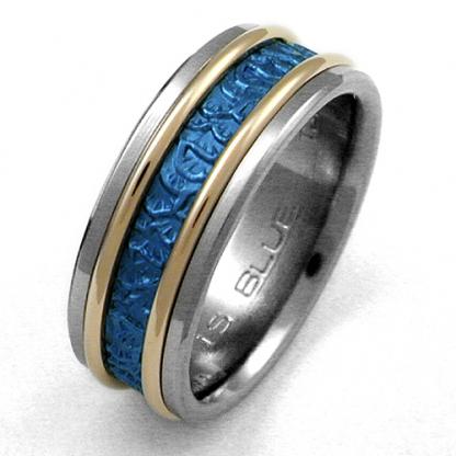 Titanium Wedding Ring by Exotica Jewelry