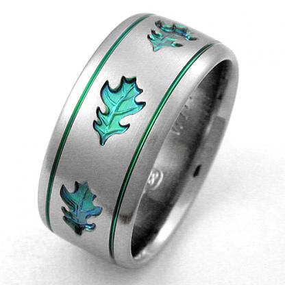 Titanium Wedding Ring by Exotica Jewelry