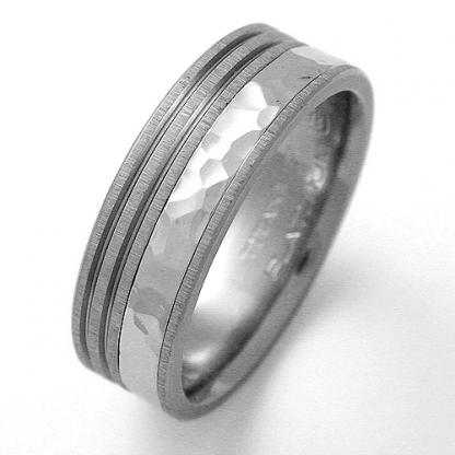 Titanium Wedding Ring by Exotica Jewelry