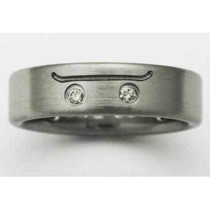 Titanium Wedding Ring by Exotica Jewelry