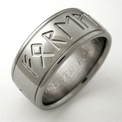 Titanium Wedding Ring by Exotica Jewelry