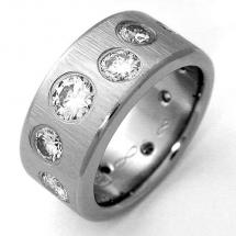 Titanium Wedding Ring by Exotica Jewelry