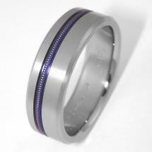 Titanium Wedding Ring by Exotica Jewelry