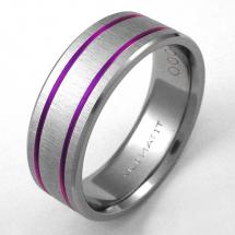 Titanium Wedding Ring by Exotica Jewelry