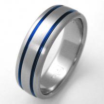 Titanium Wedding Ring by Exotica Jewelry