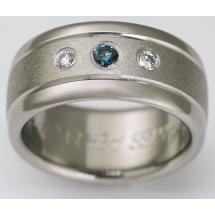 Titanium Wedding Ring by Exotica Jewelry