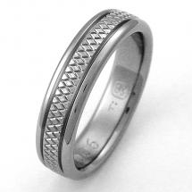 Titanium Wedding Ring by Exotica Jewelry