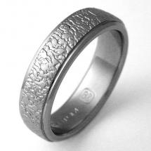 Titanium Wedding Ring by Exotica Jewelry