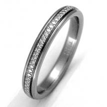 Titanium Wedding Ring by Exotica Jewelry