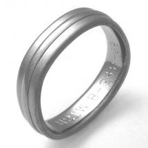 Titanium Wedding Ring by Exotica Jewelry