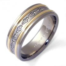 Titanium Wedding Ring by Exotica Jewelry