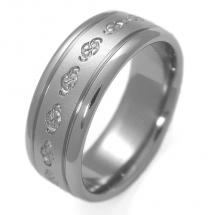 Titanium Wedding Ring by Exotica Jewelry