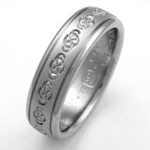 Titanium Wedding Ring by Exotica Jewelry