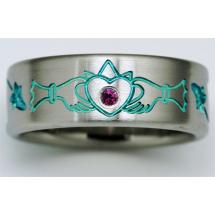 Titanium Wedding Ring by Exotica Jewelry